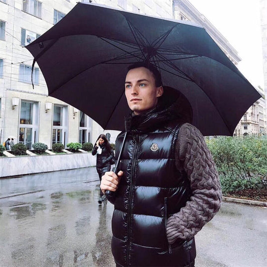 Men down vest winter 90% white duck down filler puffer jacket