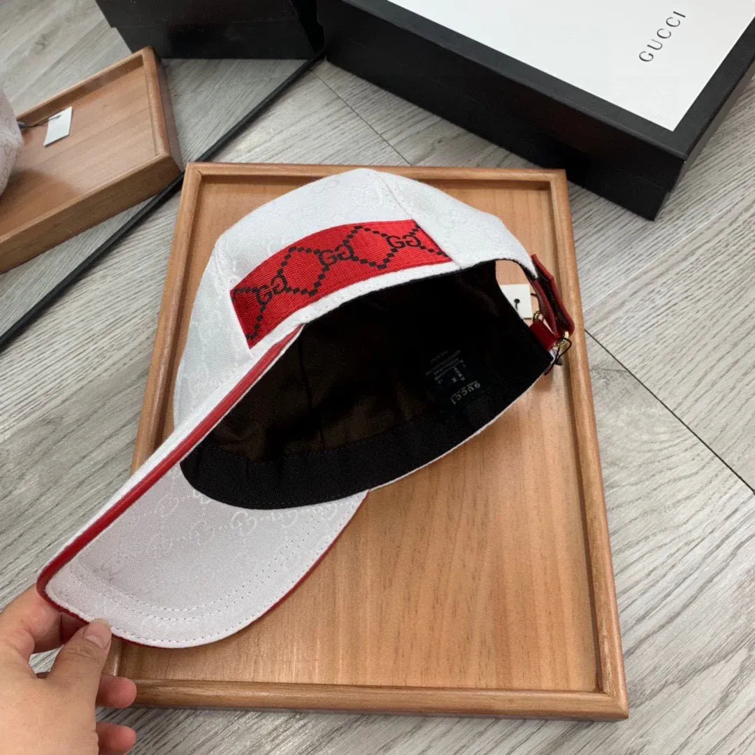 Brown and White Caps