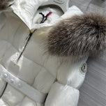 Women winter down jacket 90% white duck down puffer jacket S-XL