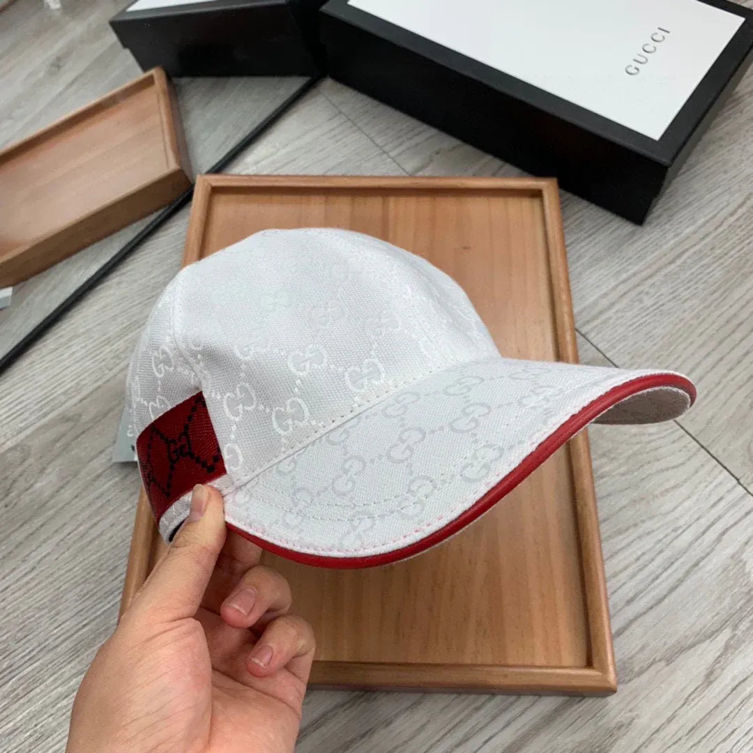 Brown and White Caps