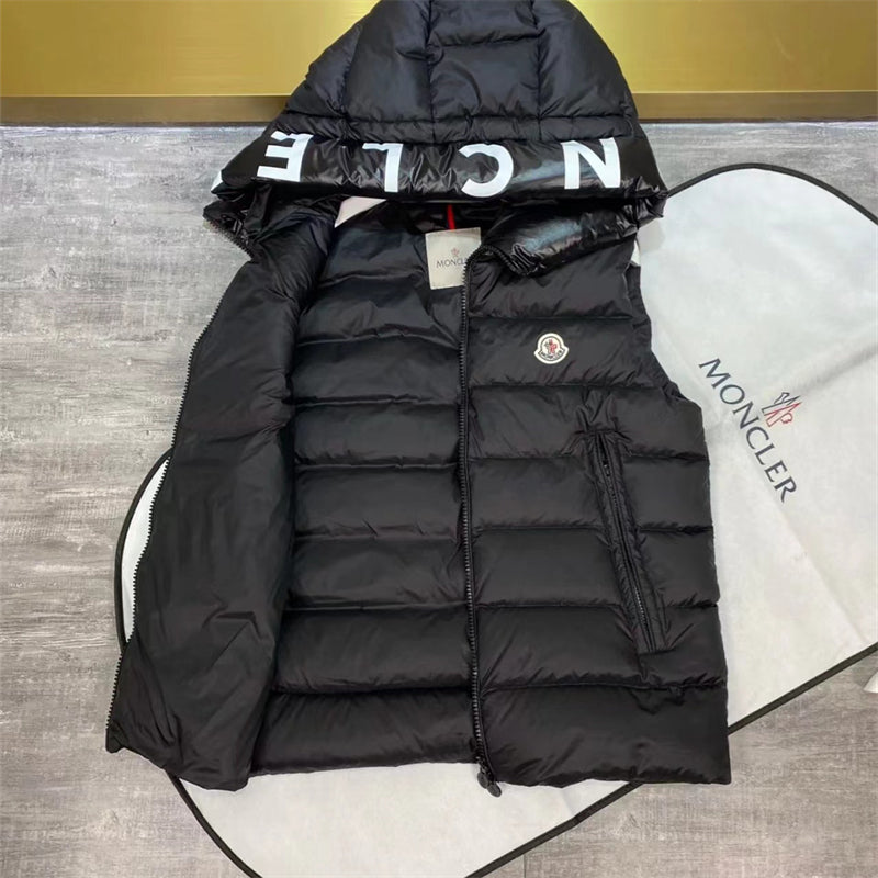 Men down vest winter 90% white duck down filler puffer jacket