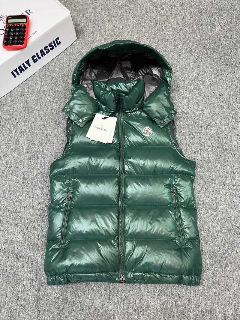 Winter down vest for men 90% white duck down filler