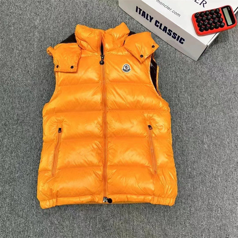 Winter down vest for men 90% white duck down filler