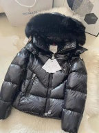 Women winter down jacket nature big fox fur 90% white duck down puffer jacket S-XL
