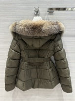 Women winter down jacket 90% white duck down puffer jacket S-XL