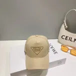 White, Grey and Black Caps Prada