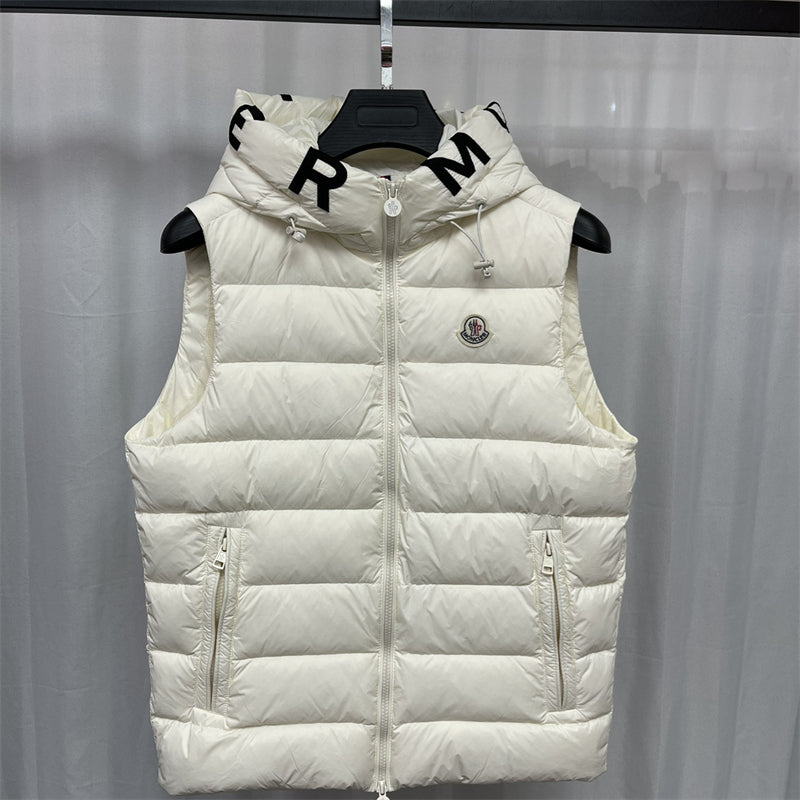 Men down vest winter 90% white duck down filler puffer jacket