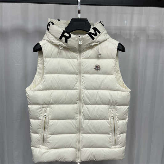 Men down vest winter 90% white duck down filler puffer jacket