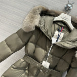 Women winter down jacket 90% white duck down puffer jacket S-XL