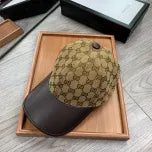 Black and Brown Caps Gucci