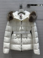 Women winter down jacket 90% white duck down puffer jacket S-XL