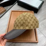 Black and Brown Caps Gucci