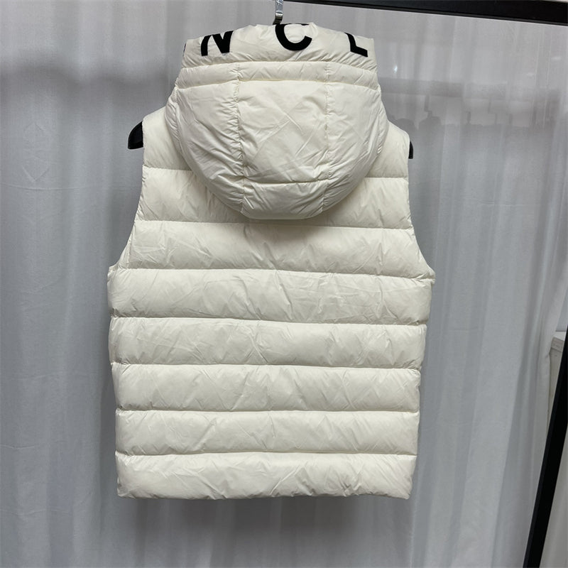 Men down vest winter 90% white duck down filler puffer jacket