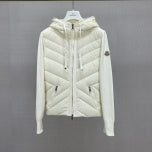 Women's Knitted Jacket Down splicing jacket