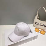 White, Grey and Black Caps Prada