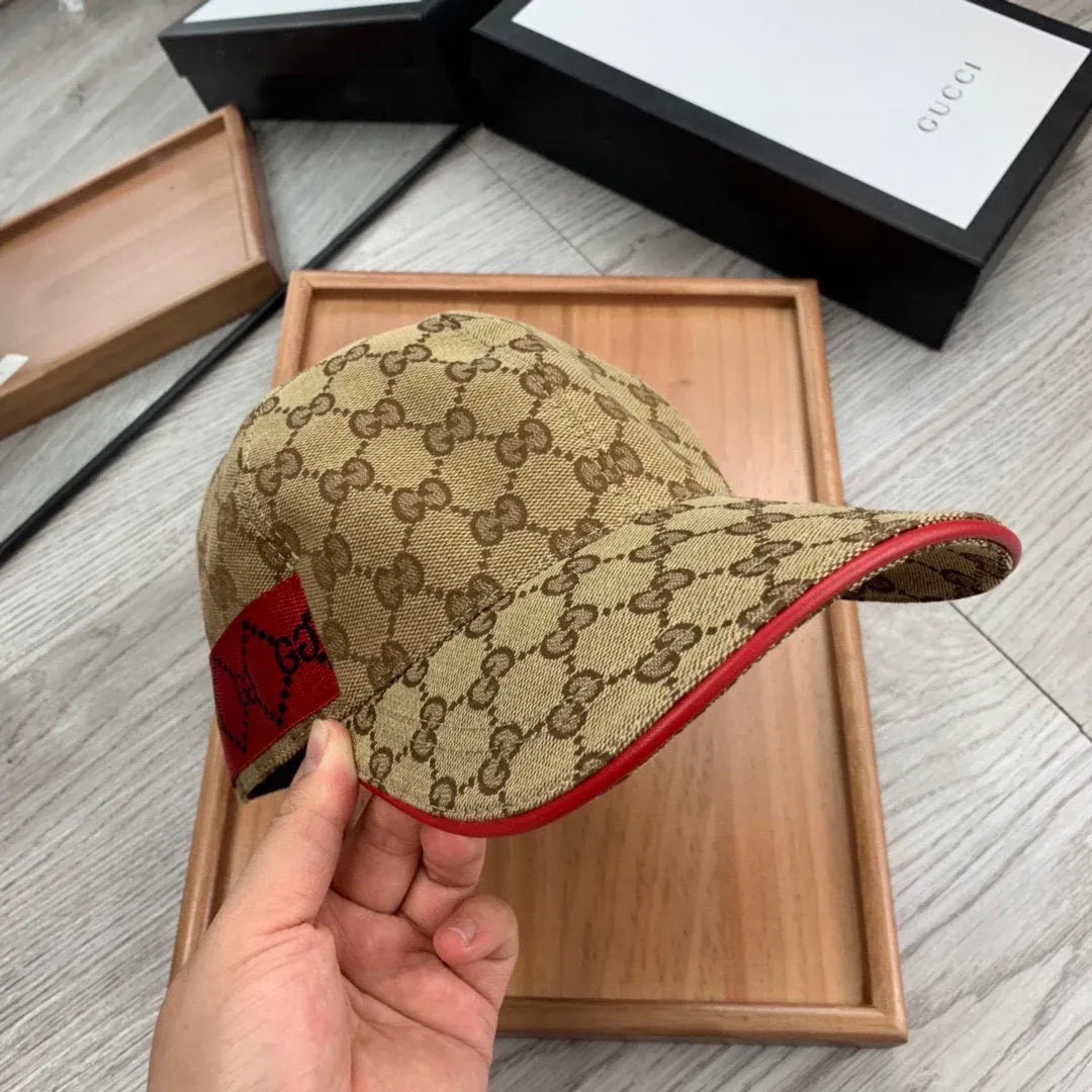 Brown and White Caps