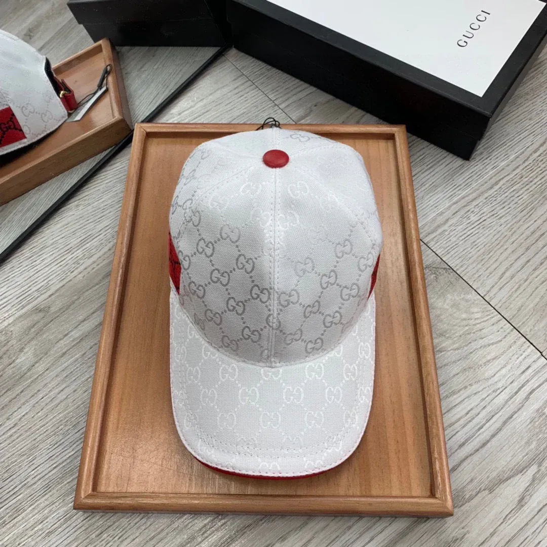 Brown and White Caps