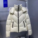 Women winter down jacket nature big fox fur 90% white duck down puffer jacket S-XL