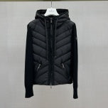 Women's Knitted Jacket Down splicing jacket