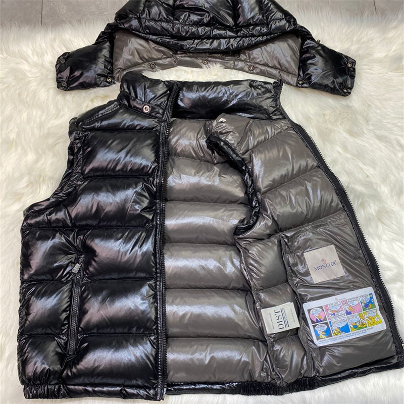 Men down vest winter 90% white duck down filler puffer jacket