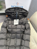 Women winter down jacket 90% white duck down long puffer jacket S-XL