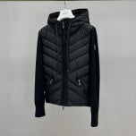 Women's Knitted Jacket Down splicing jacket