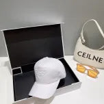 White, Grey and Black Caps Prada